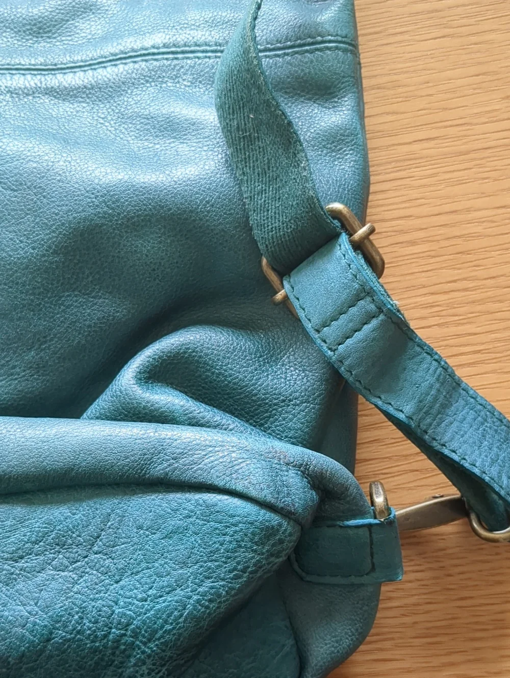Free People Brixie Convertible Tote Backpack In Evergreen Color - Picture 10 of 12